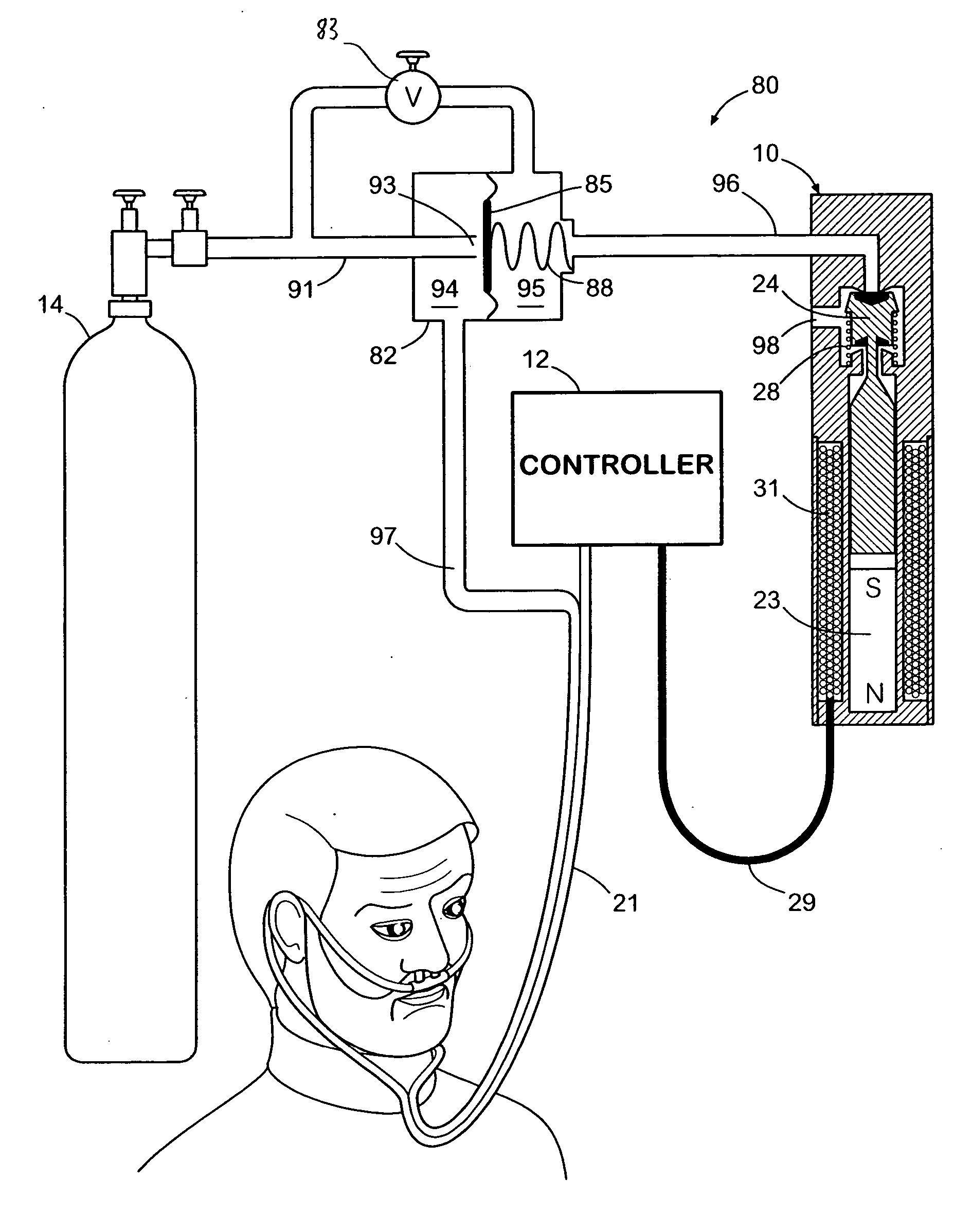 Gas conserving device
