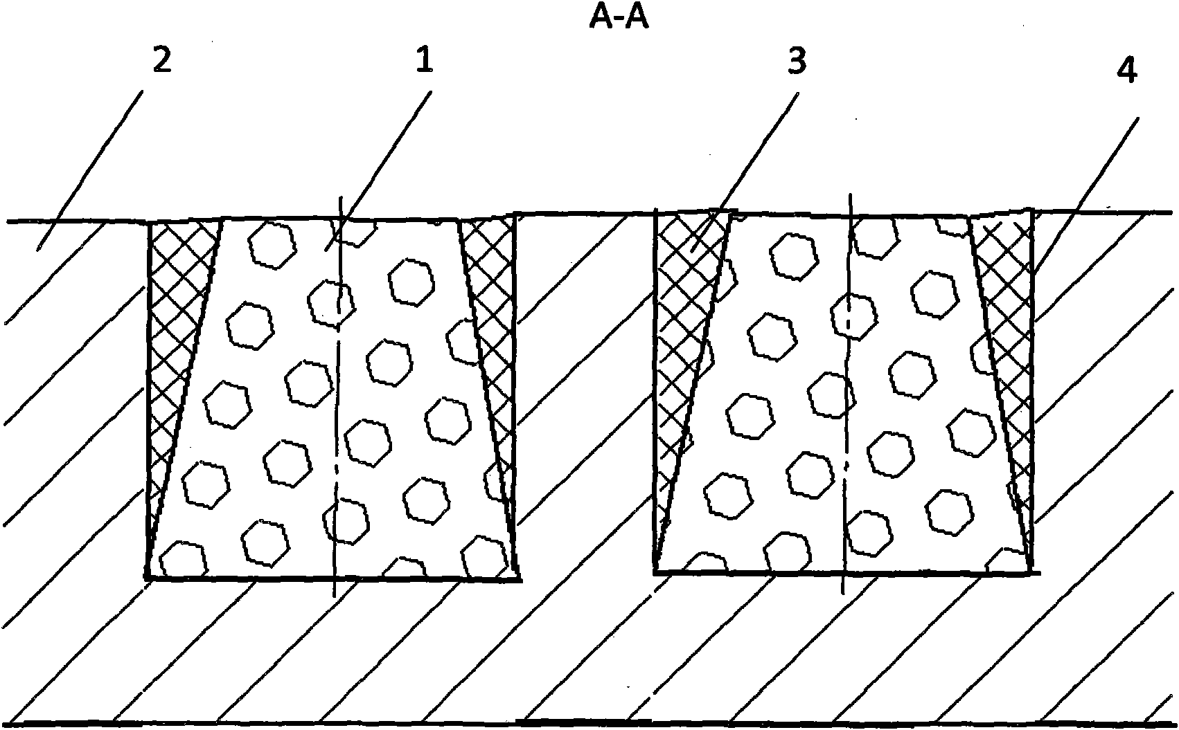 Metal ceramic composite wear-resistant material and preparation method thereof