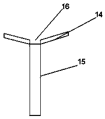 Rainwater-proof solar insecticidal lamp in fields