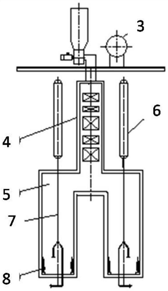 An ethylene cracking furnace