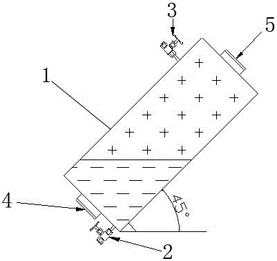 Ammoniating method for solid ammonia storage tank