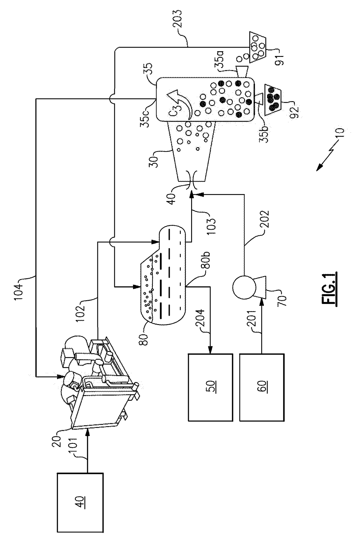 Water desalination system and method for fast cooling saline water using turbines