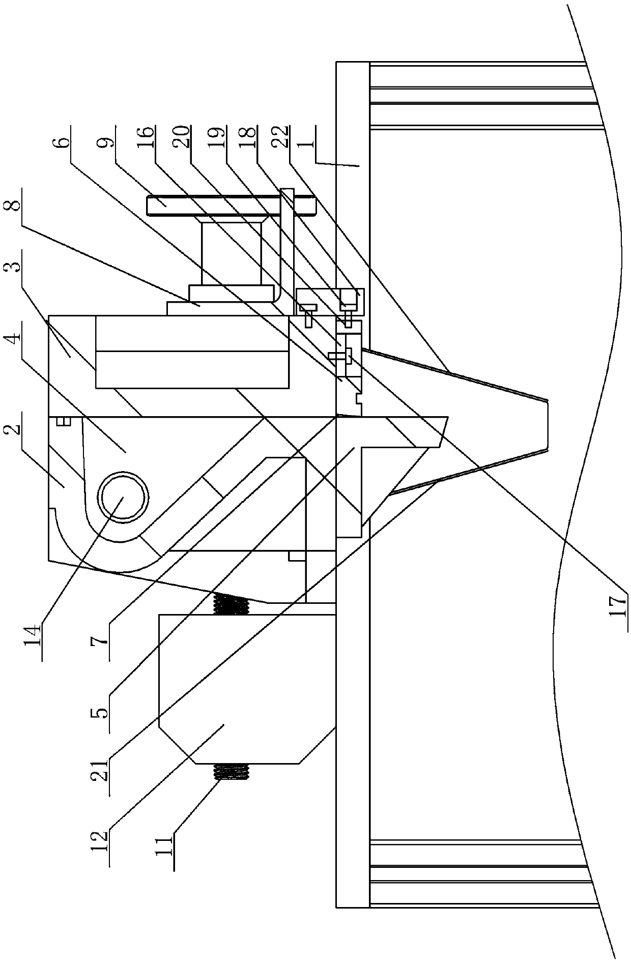 Double-adjusting-distance curtain coating head