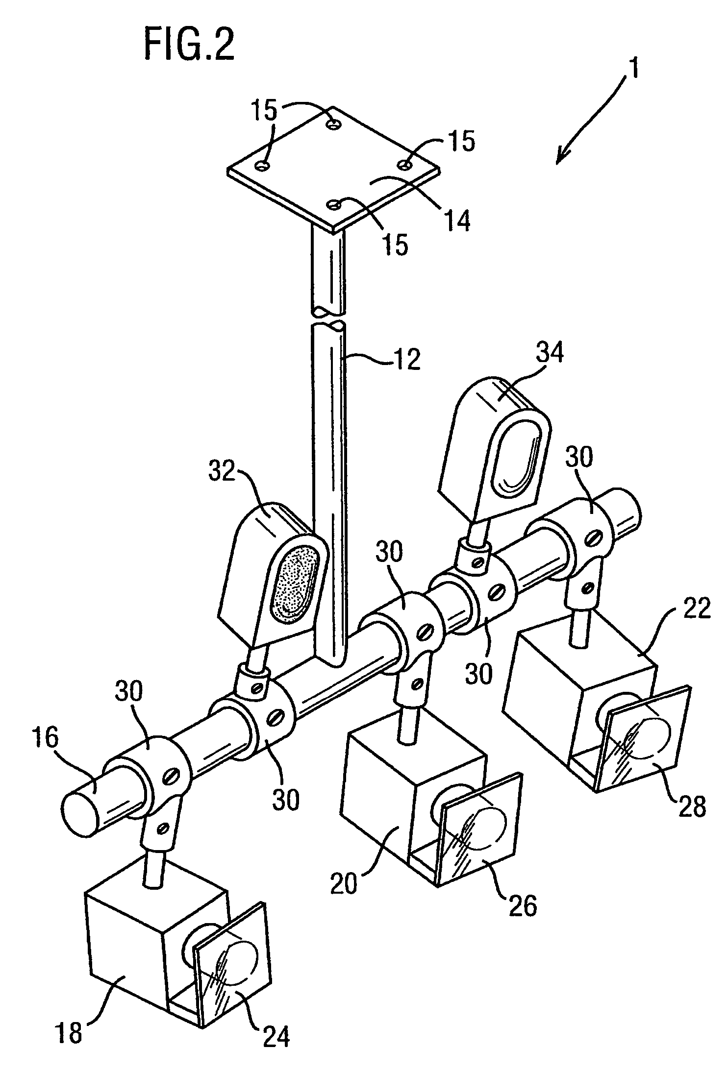 Image processing system for use with a patient positioning device