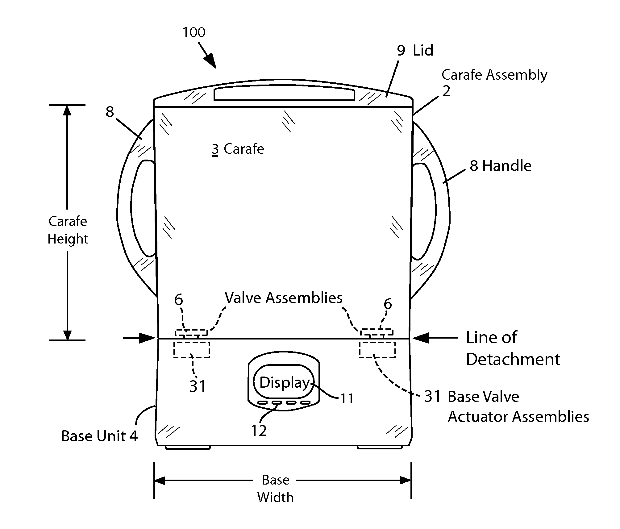 Device for Defrosting, Warming and Cooking Using a Circulating Fluid