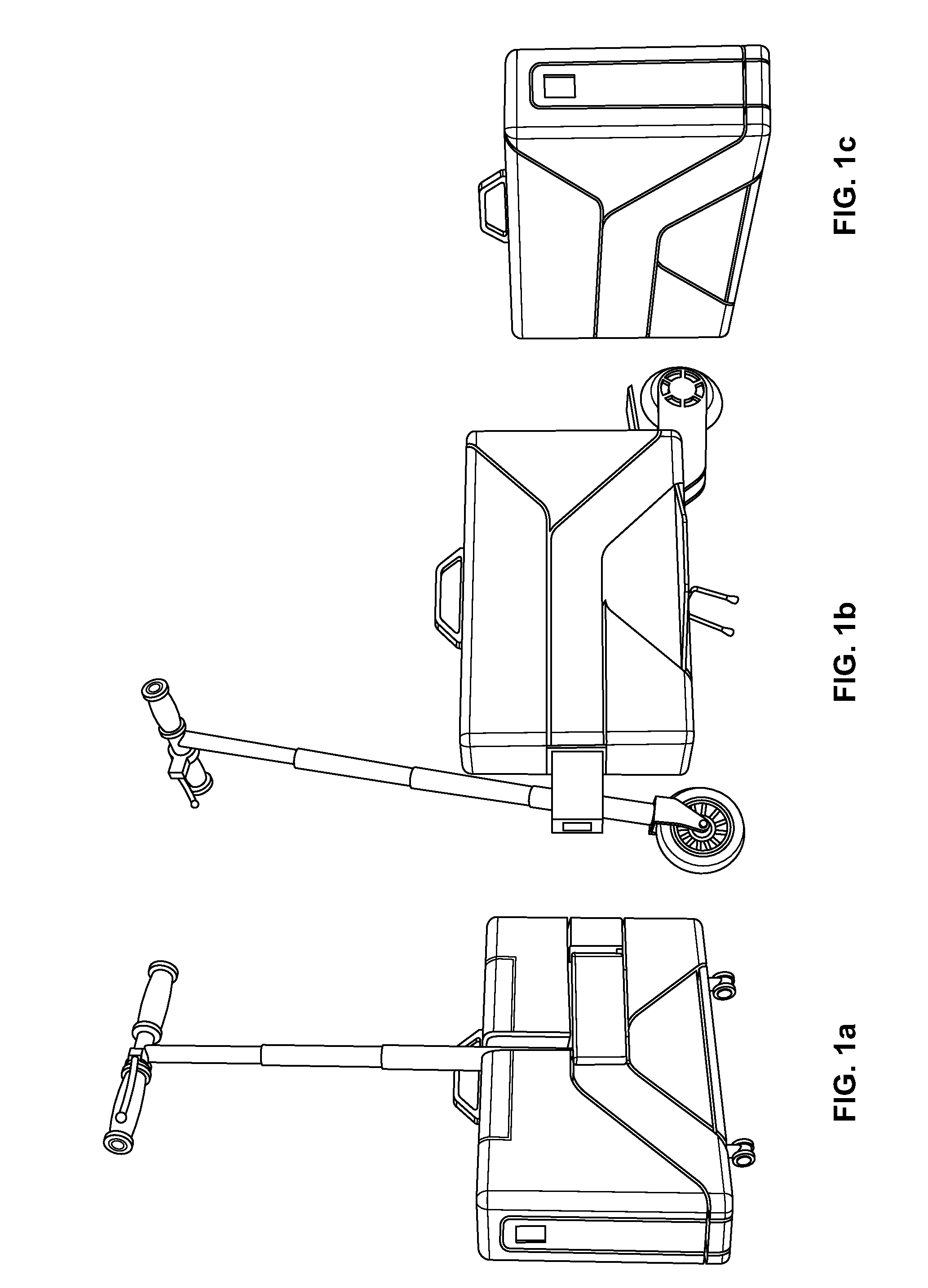 Multi-functional personal mobility device compacting to briefcase size