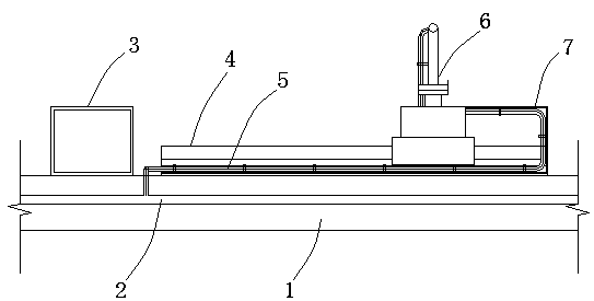 Movable train water feed robot and water feed method thereof