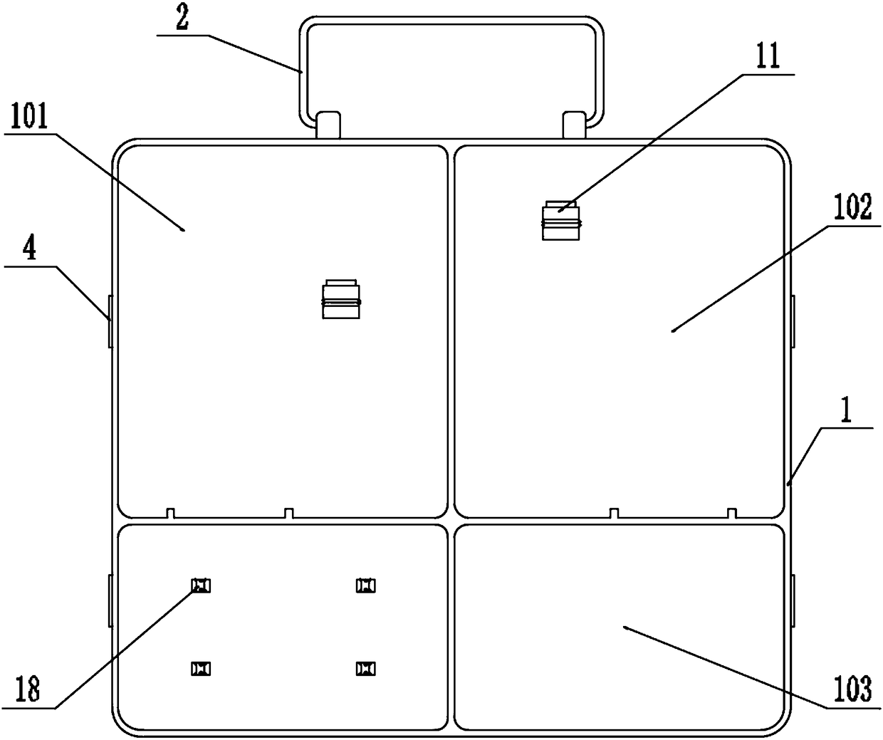 Physical presentation teaching box for iodine sublimation and condensation