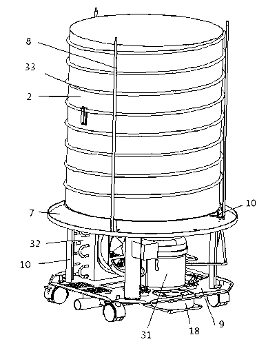 Refrigerating barrel