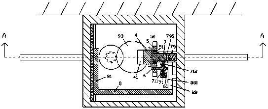 An adjustable computer display device assembly with a limit guide rail