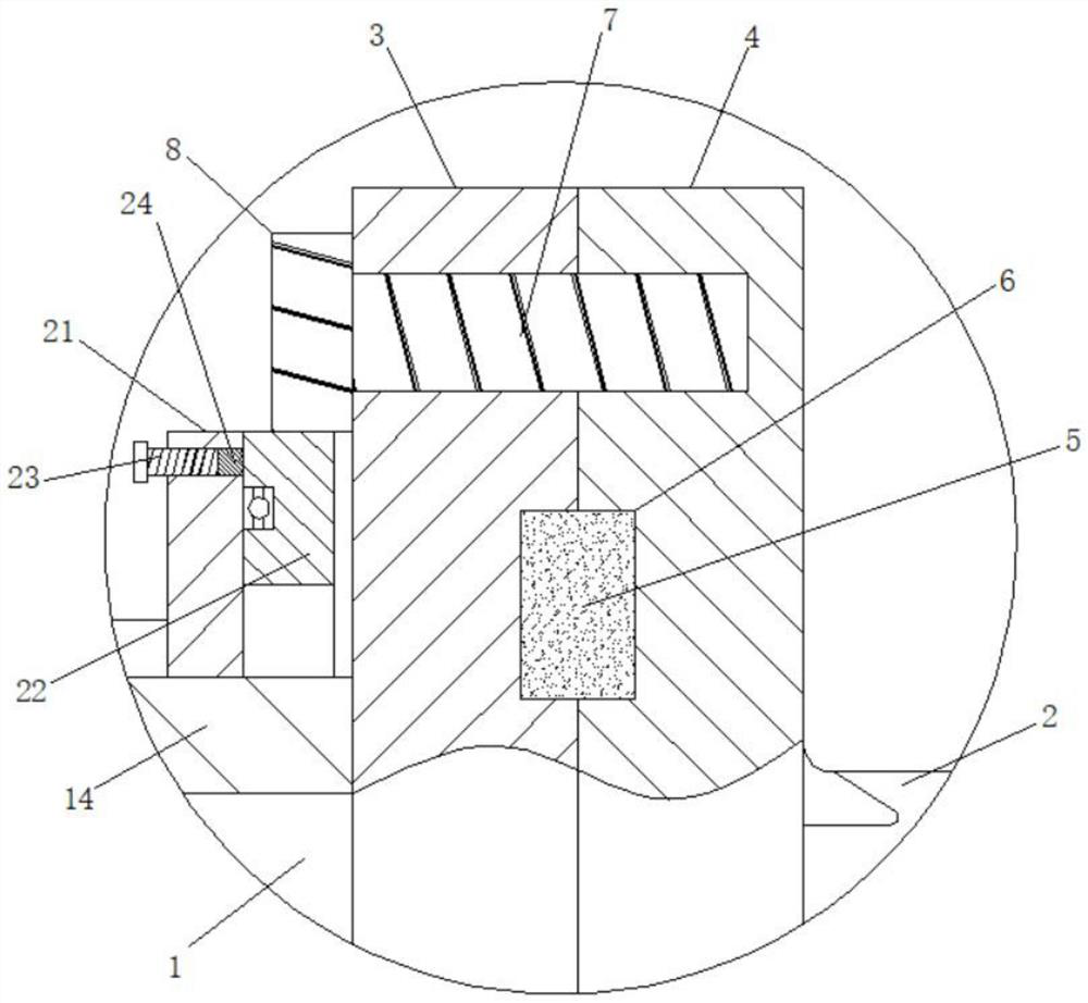 A sealing device with self-cleaning function for brushless fan casing