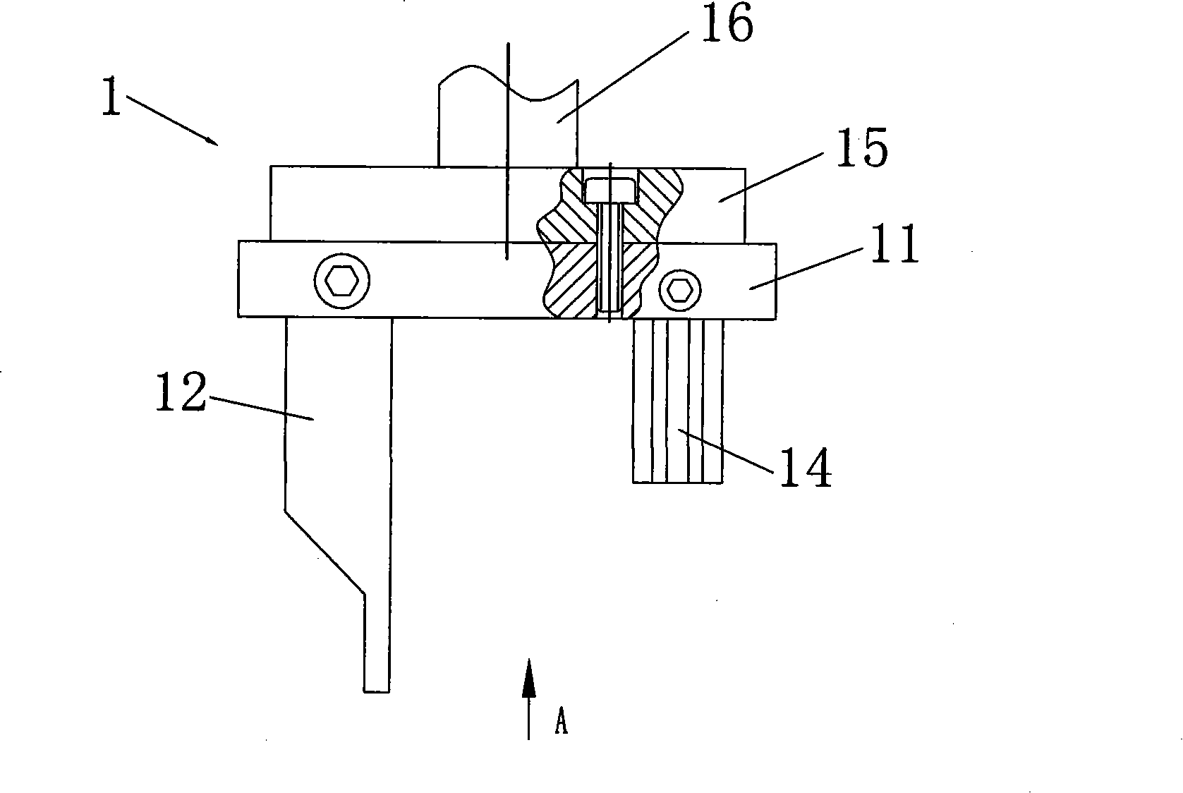 Method for manufacturing clipping nail and die for forming the same
