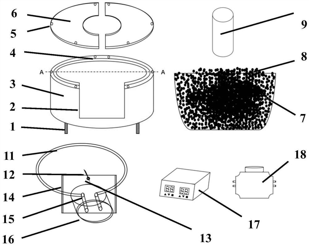 Movable temperature control sand bath beam source furnace and mounting and coating method thereof