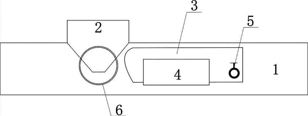 Air guiding mechanism for ground flue stove