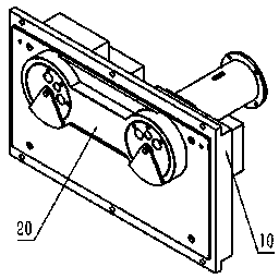 Device for automatically and synchronously replacing optical filter and optical fiber