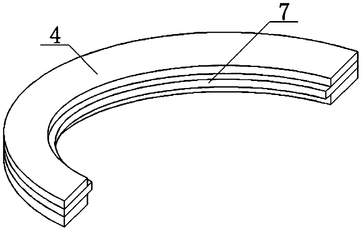 Semi-sealing well sealing device for oil well fracturing