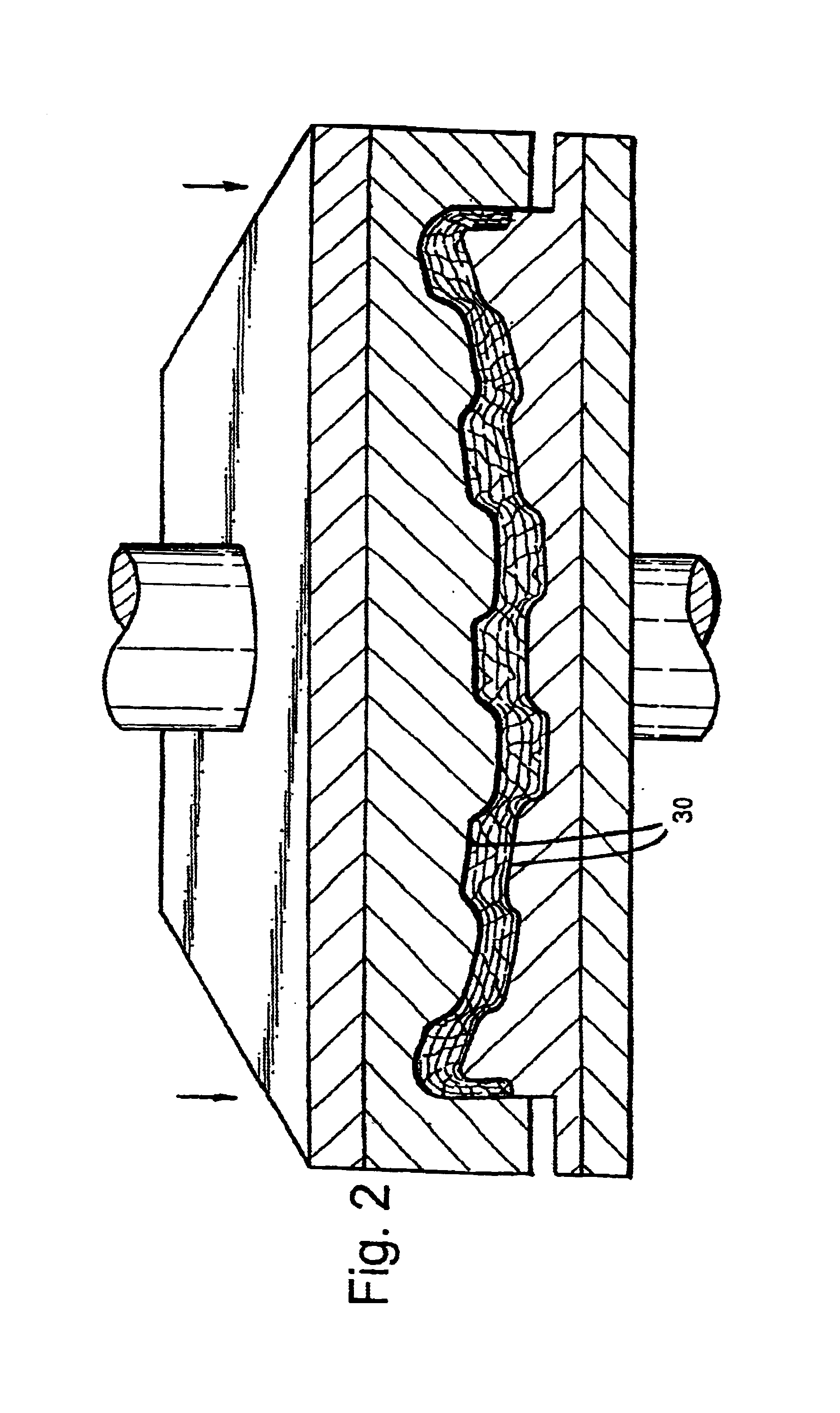 Wood strand molded parts having three-dimensionally curved or bent channels, and method for making same
