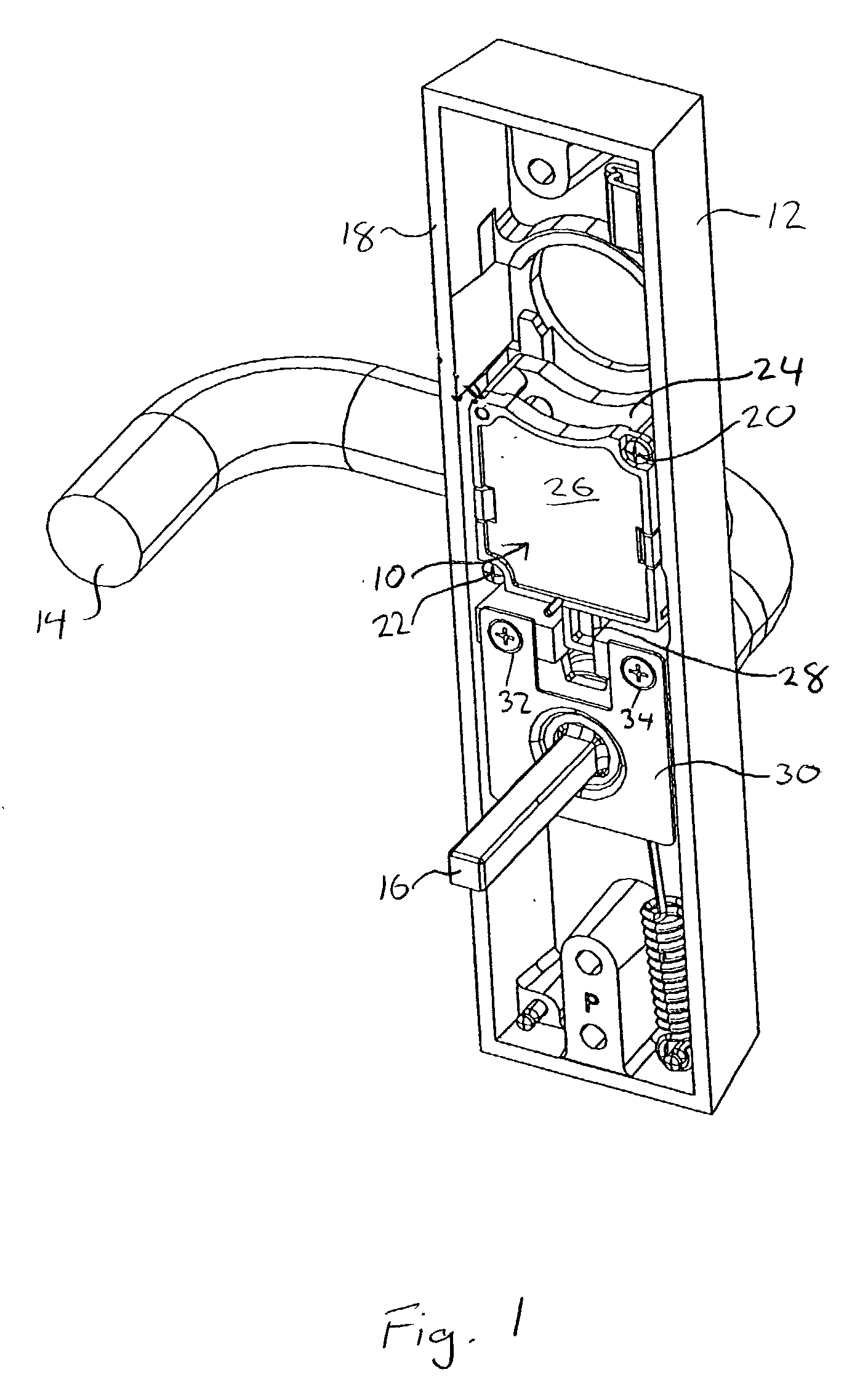Motorized locking mechanism