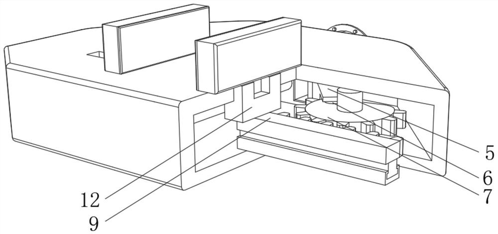 Clamping and fixing device for communication equipment machining