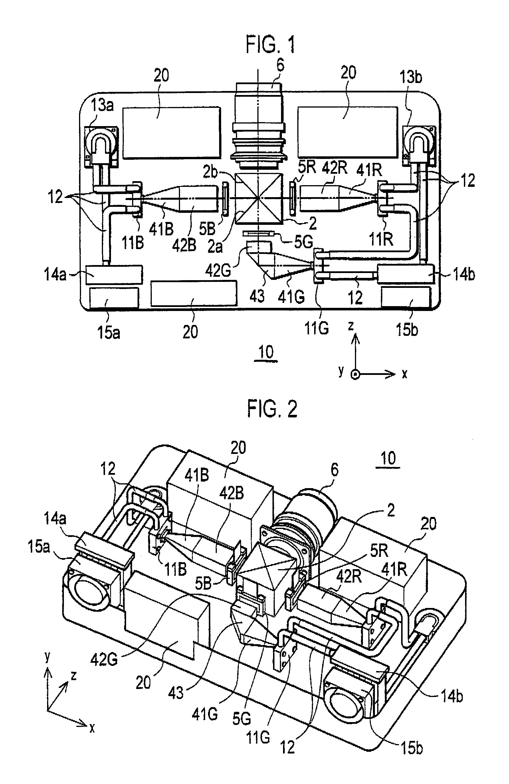 Projection-type image display device