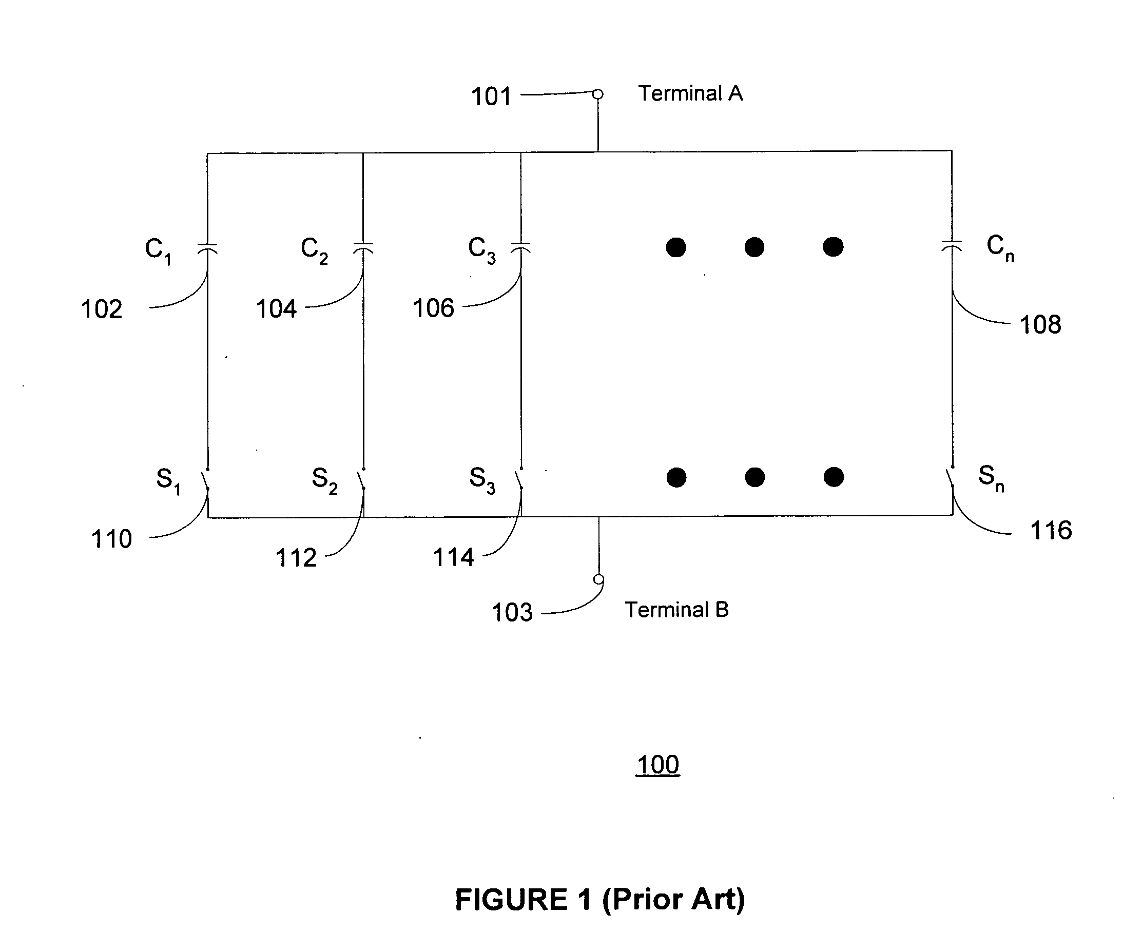 Method and apparatus for use in digitally tuning a capacitor in an integrated circuit device