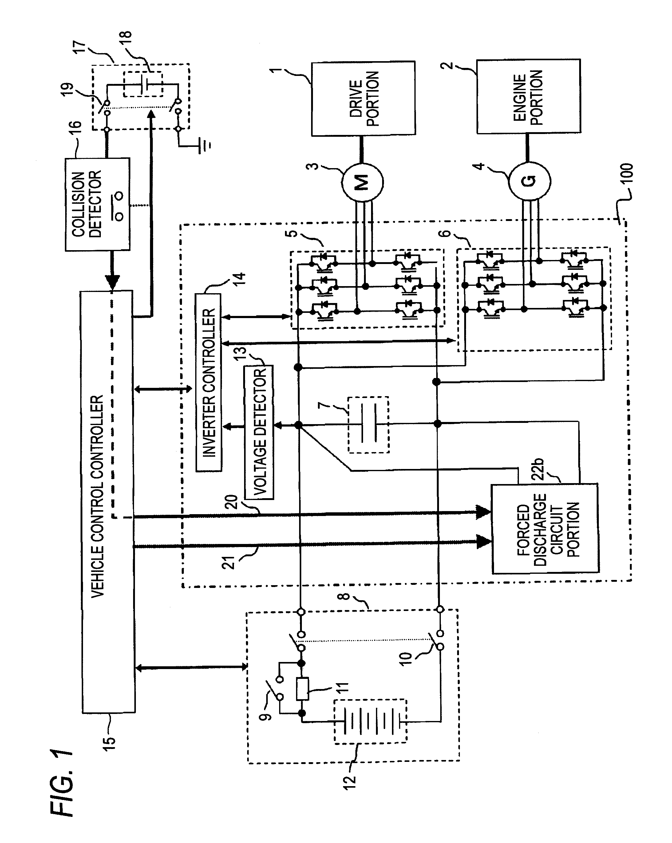 Electric vehicle inverter apparatus and protection method therefor