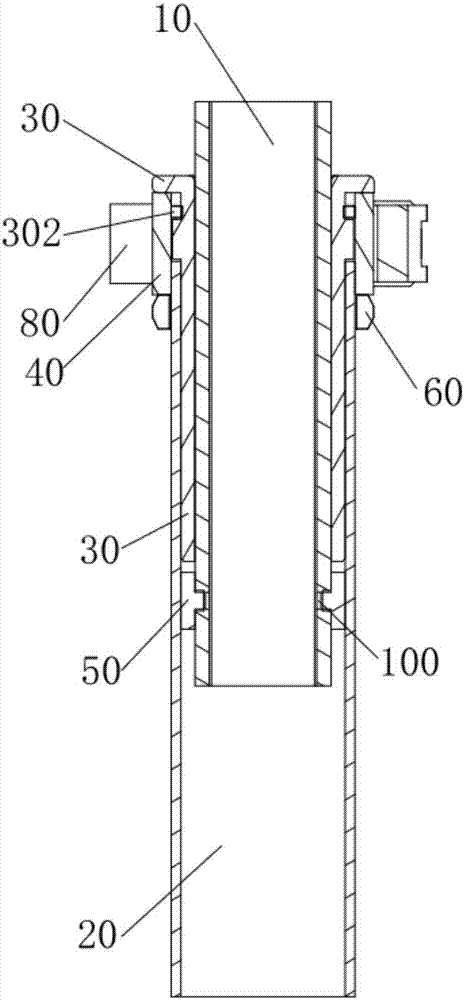 Steering handle and riding tool