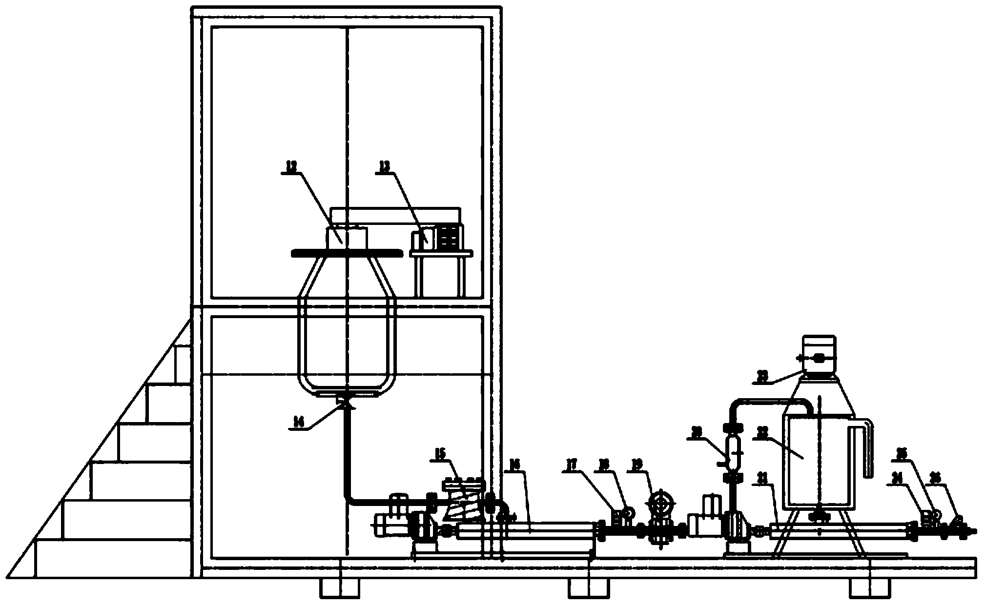 Pilot test production line and production process of emulsion explosives