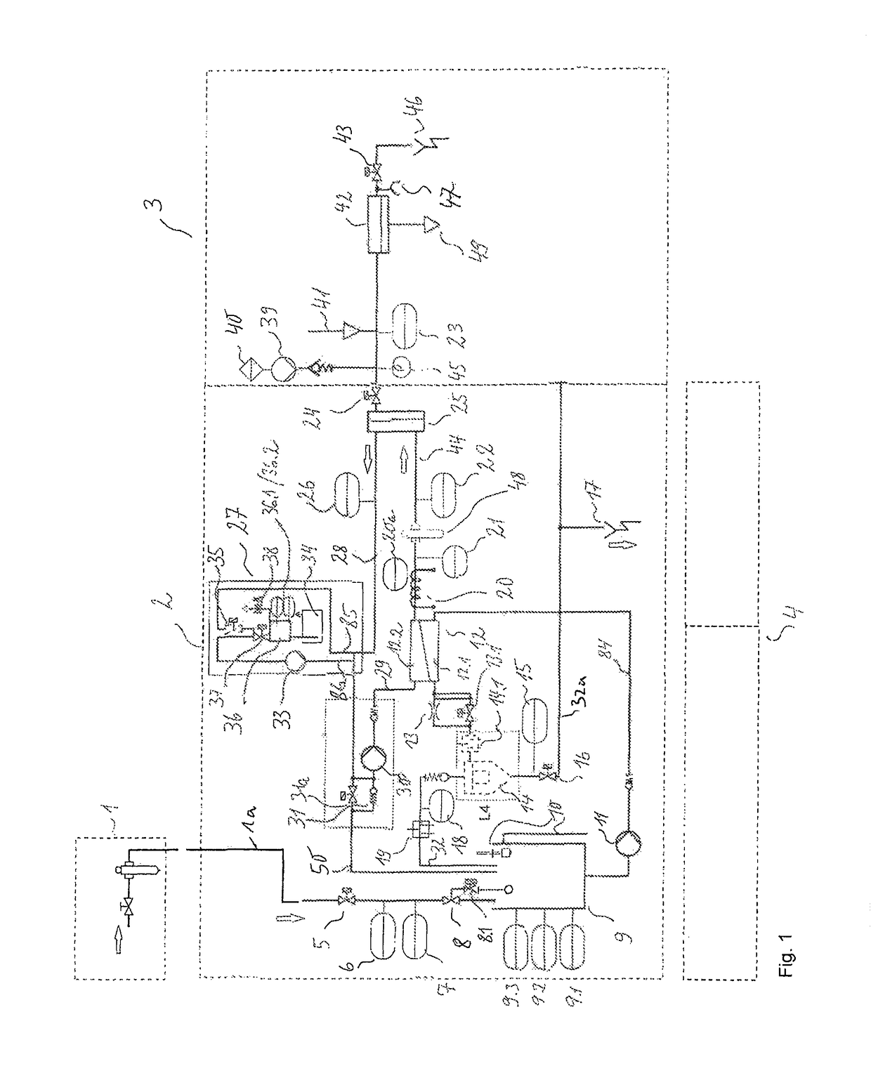 RO installation for flushing solutions