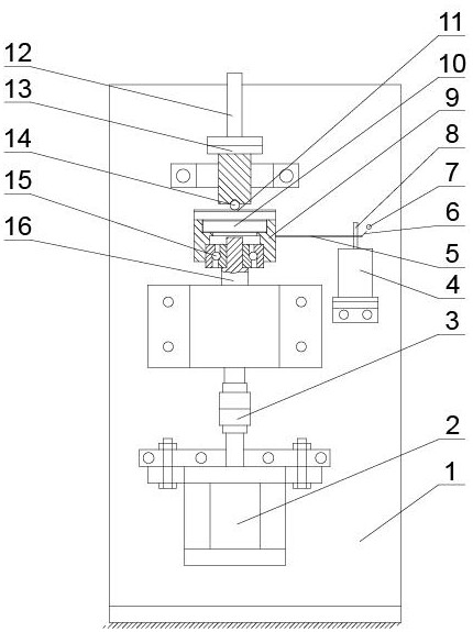 Miniature bearing friction torque test device and test method