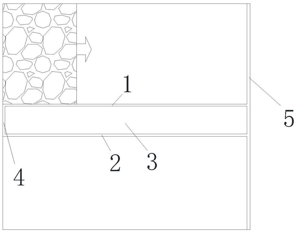 An underground gasification method for protecting coal pillars in coal mine sections