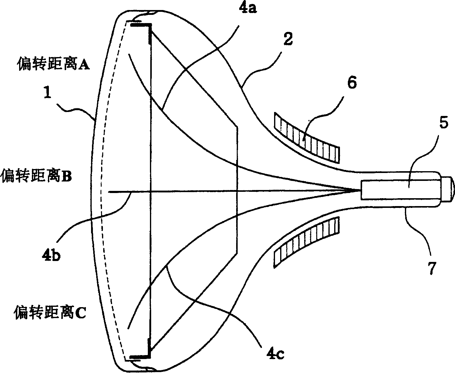 Horizontal deflection coil for deflection yoke