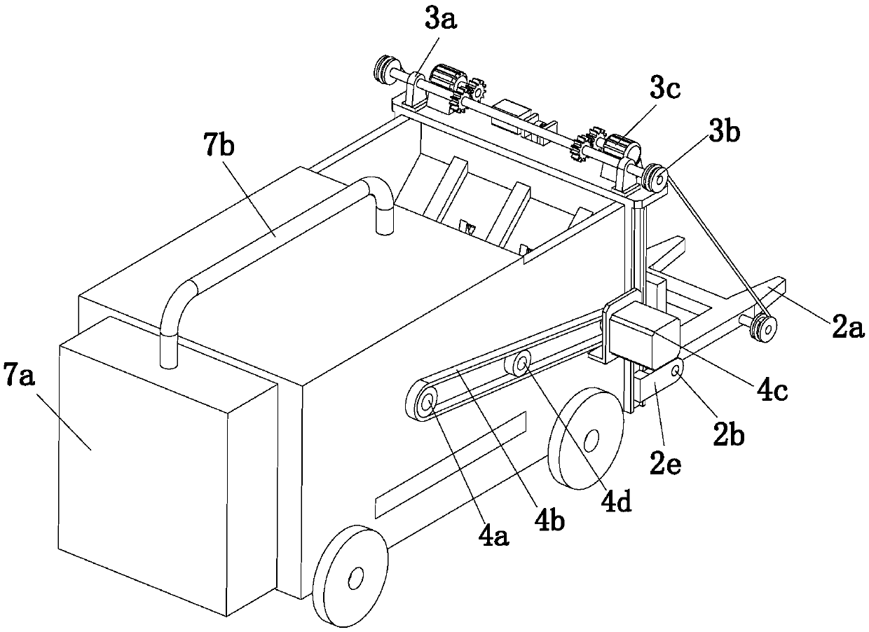 Working method of multifunctional agricultural hay collecting device