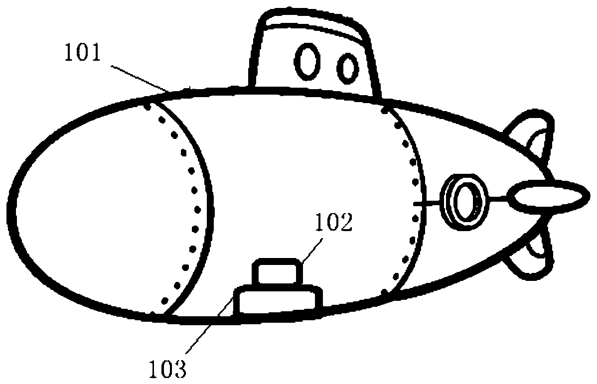 Unmanned underwater vehicle, underwater wireless charging device and charging method