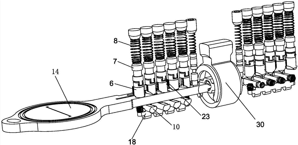 Angle spring lock