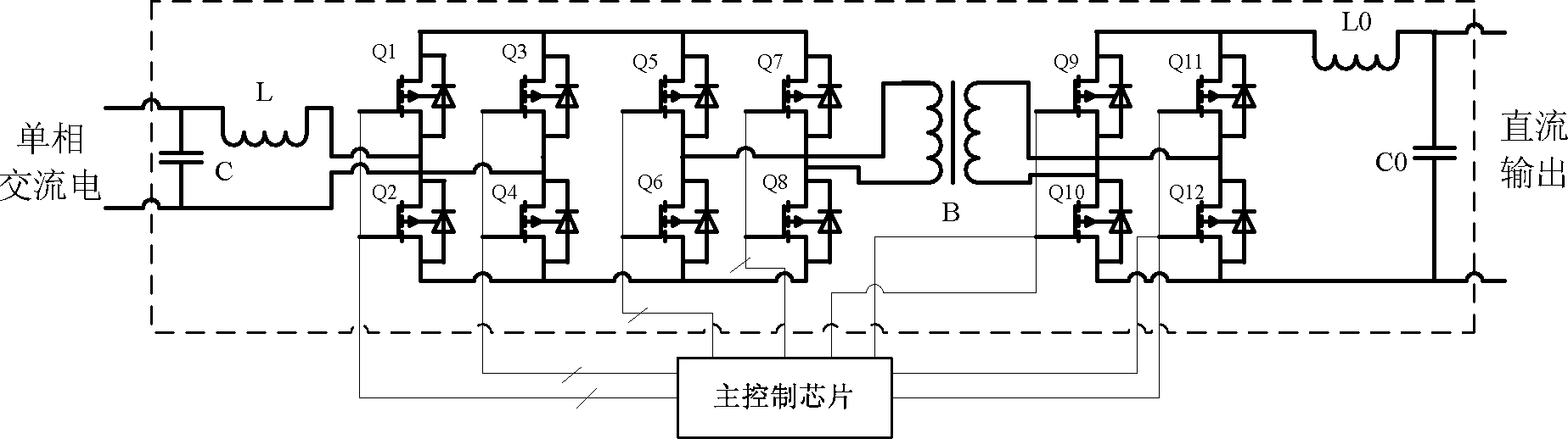 Controller for grid-connected generating wind solar complementary street lamp system