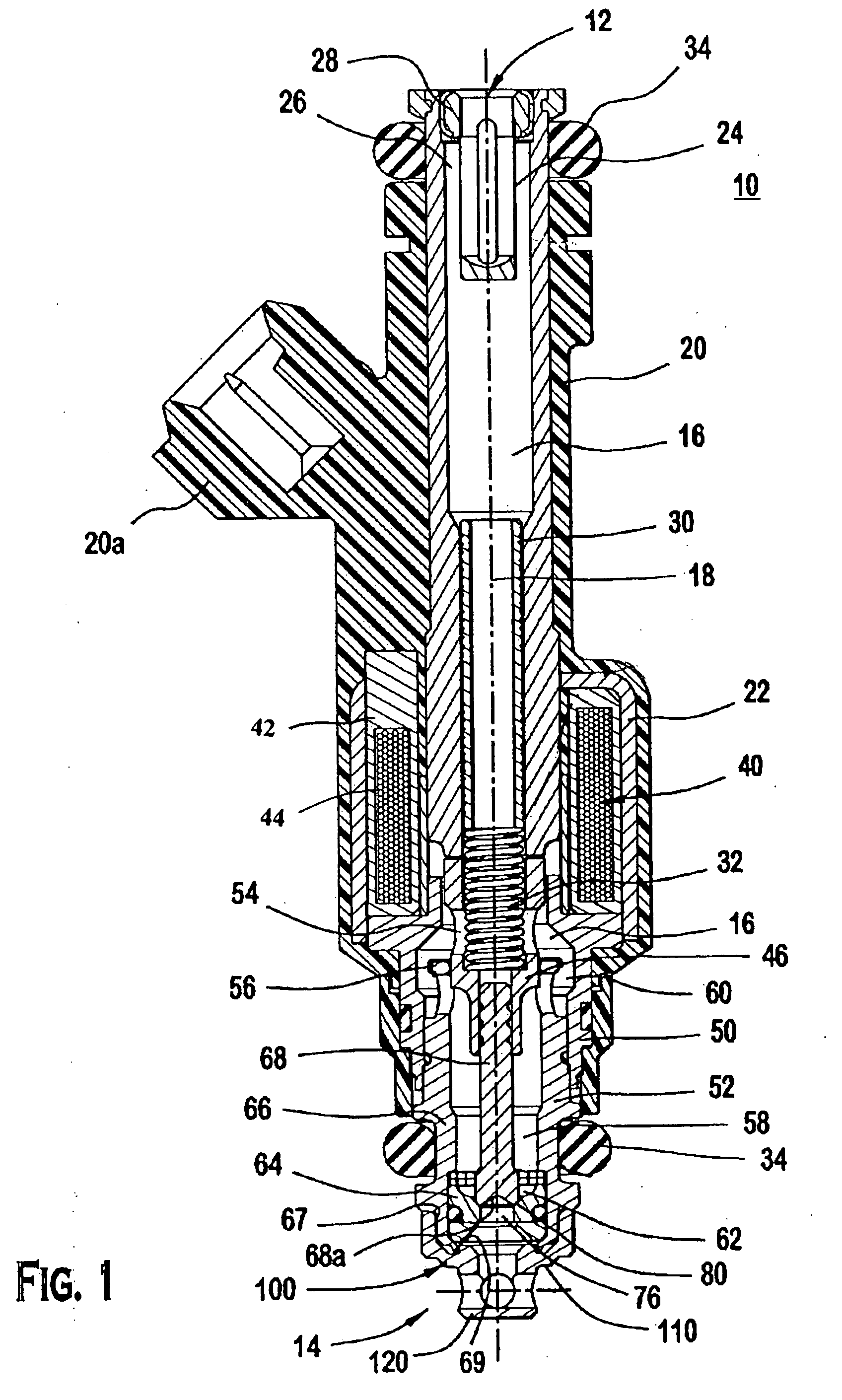Fuel injector having an external cross-flow nozzle for enhanced compressed natural gas jet spray