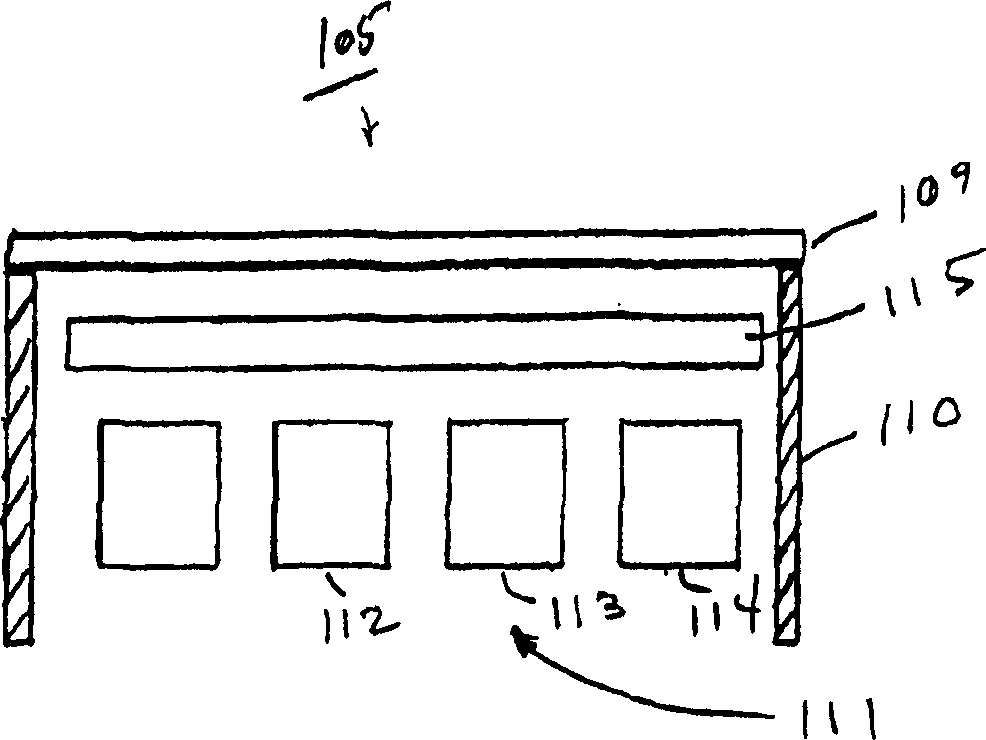 LED luminaire with optical sensor structure for optical feedback