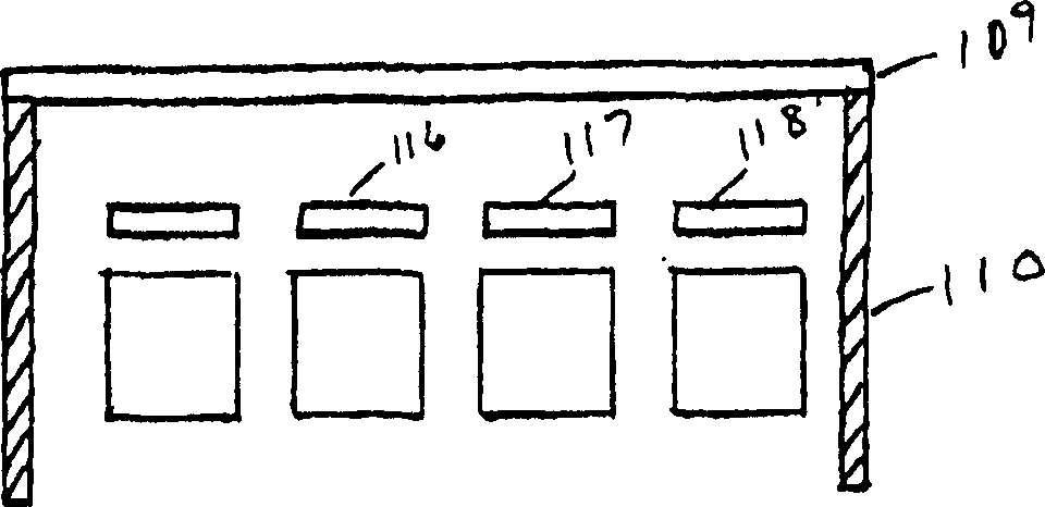 LED luminaire with optical sensor structure for optical feedback