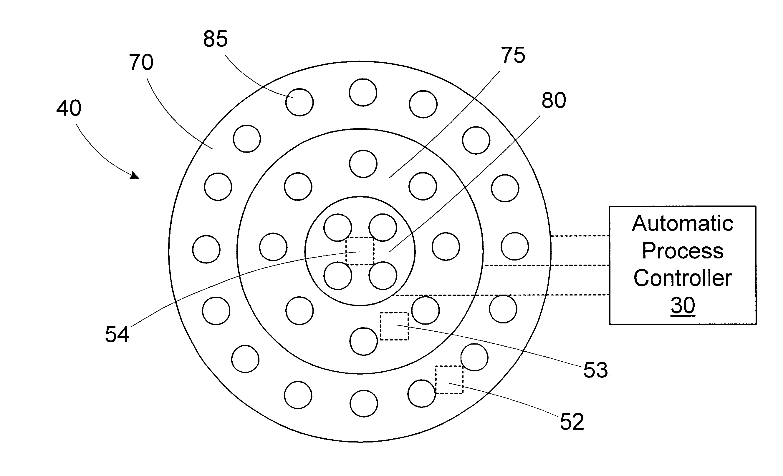 Method and apparatus for controlling wafer uniformity using spatially resolved sensors