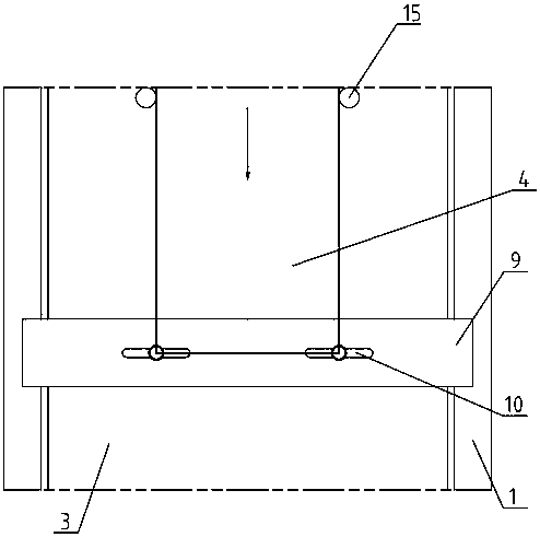 Chamfering device for floor packaging boxes