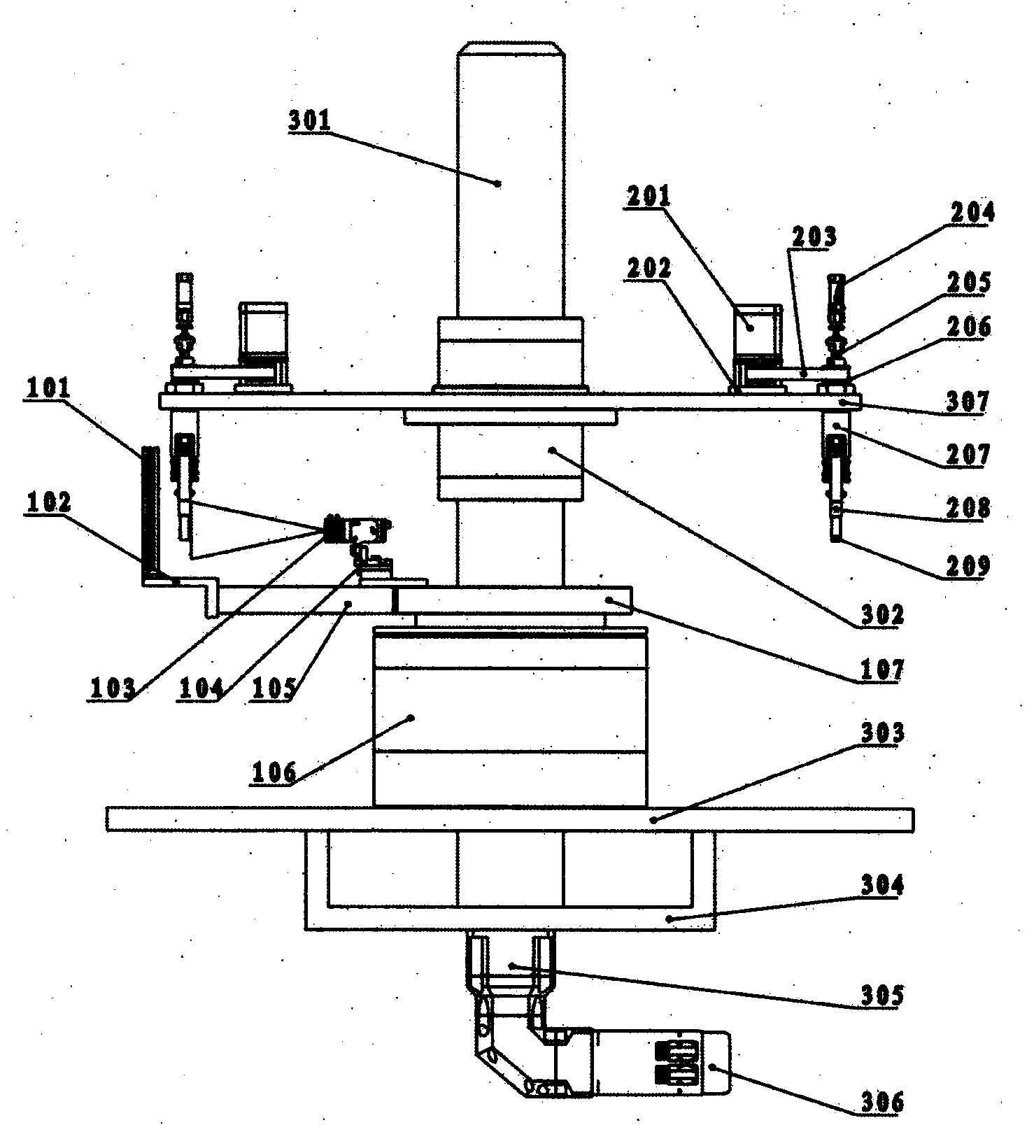 Appearance detecting device for light inspection machine of hydro-acupuncture ampoule bottles