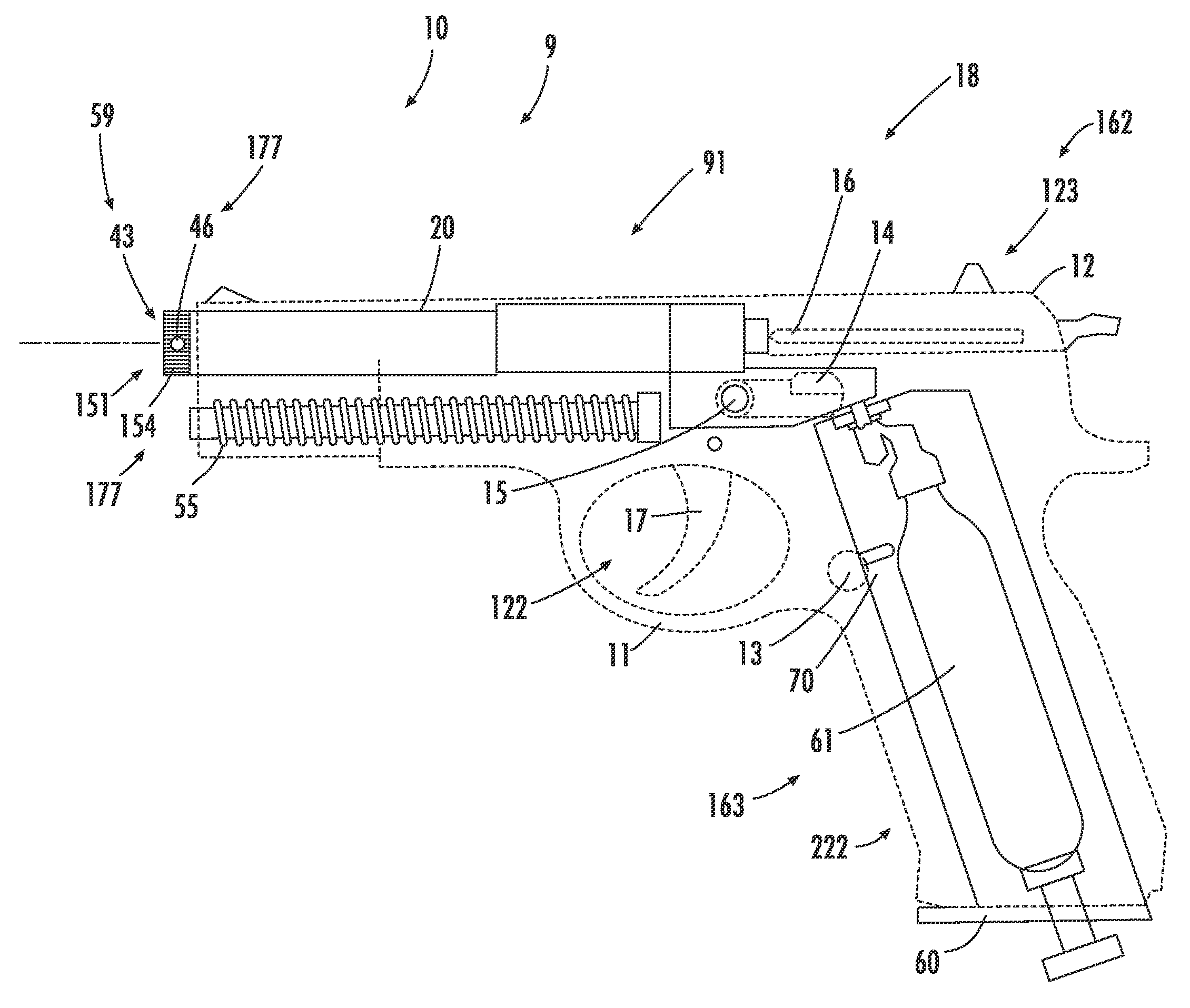 Apparatus for converting a pistol into a weapon simulator