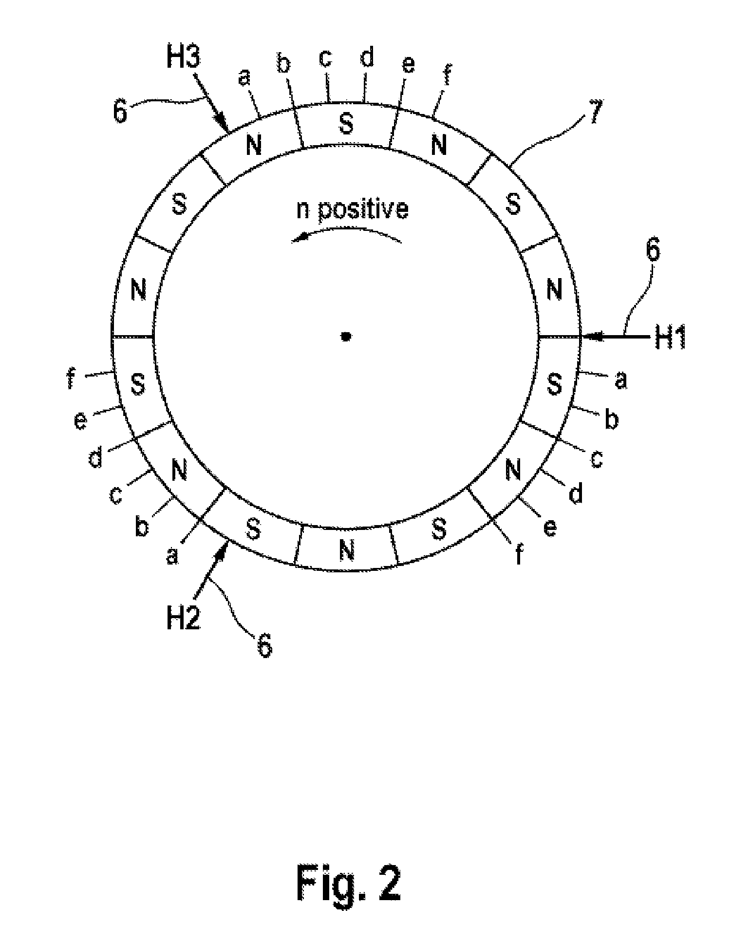 Method and circuit arrangement for checking the rotor position of a synchronous machine