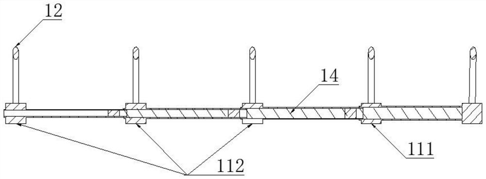 Adjusting mechanism of telescopic transportation isolation cabin