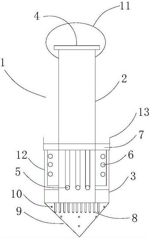 Fertilizer bar capable of easily collecting water, preventing waste and preventing impurity accumulation