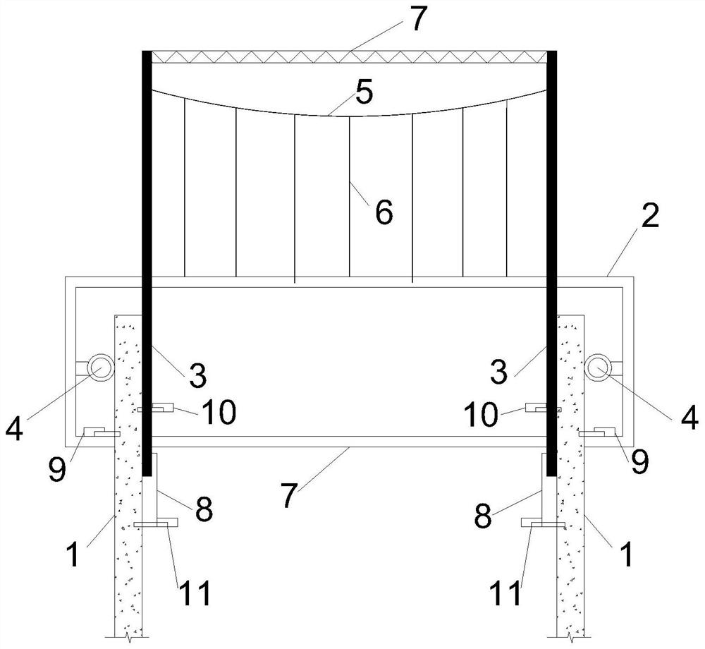 Cable-type flexible steel platform formwork and lifting method for super high-rise buildings