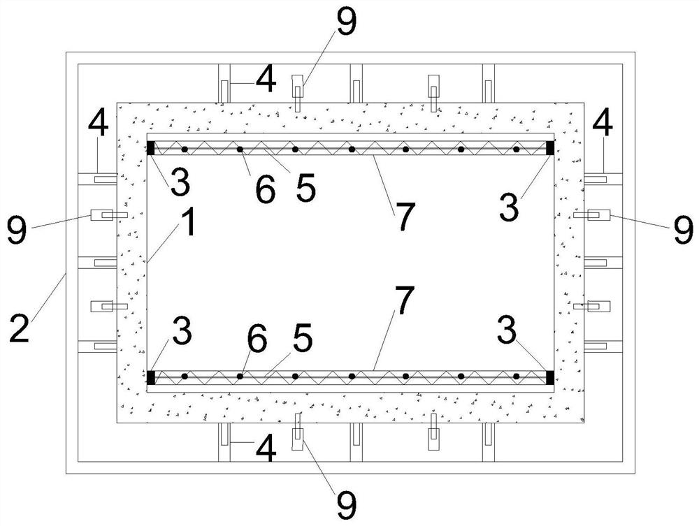 Cable-type flexible steel platform formwork and lifting method for super high-rise buildings