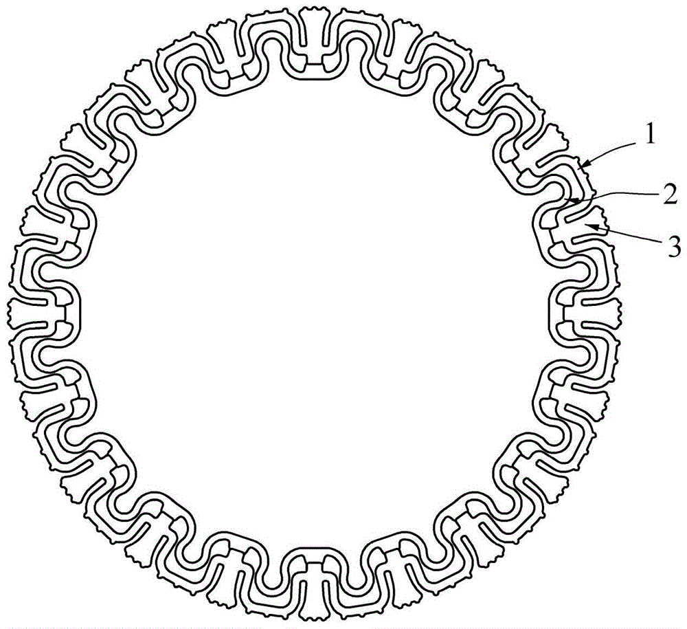 Elastic track that can be stretched and deformed