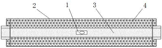 Sealing device with both fireproof and waterproof properties and its production process